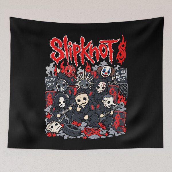 Item preview, Slipknot Cute Chibi Heavy Metal Band Masked Members designed and sold by turanco.