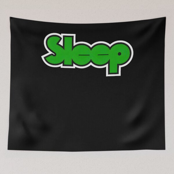 Item preview, Sleepp Bold Green designed and sold by grinbats.