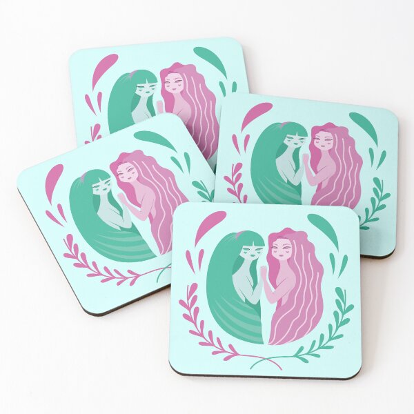 Item preview, Couple of women holding hands designed and sold by abichuelaart.