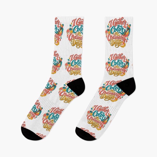 Item preview, I Gather Color on Ordinary Days Artist Saying designed and sold by Bikivuno.