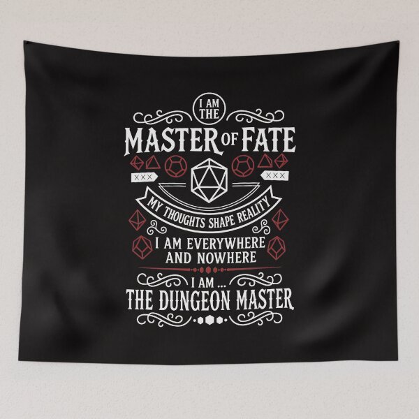 Item preview, I Am The Master Of Fate Dungeon Master designed and sold by Miroko-Draw.