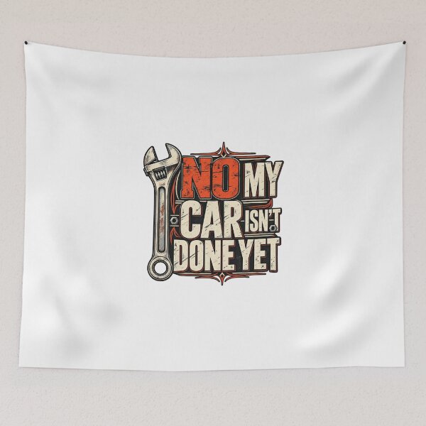 Item preview, No My Car Isn’t Done Yet Shirt – Funny Car Guy Mechanic Quote Tee designed and sold by teesvira.