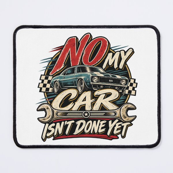 Item preview, No My Car Isn’t Done Yet Shirt – Funny Car Guy Mechanic Quote Tee designed and sold by teesvira.