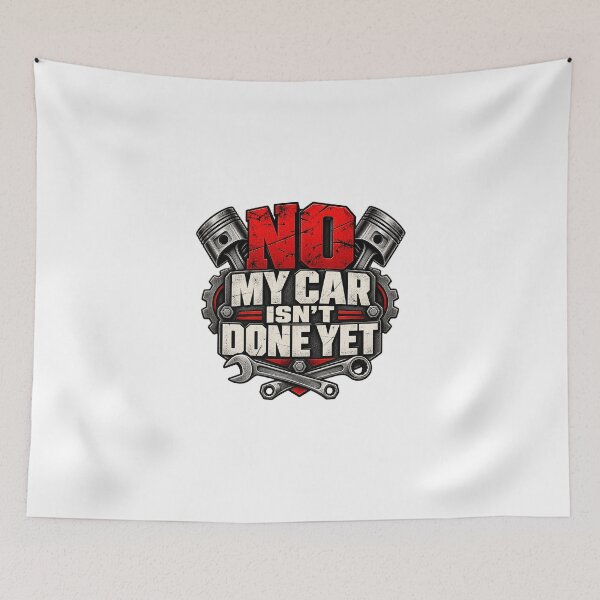 Item preview, No My Car Isn’t Done Yet Shirt – Funny Car Guy Mechanic Quote Tee designed and sold by teesvira.