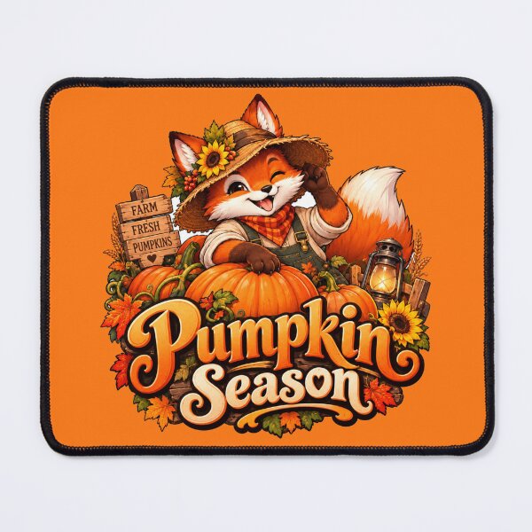 Item preview, Pumpkin Season Harvest Fox designed and sold by PixoNest.