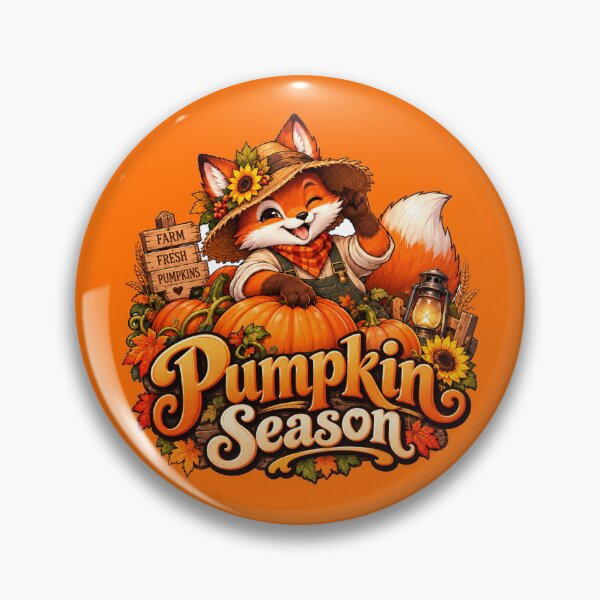 Item preview, Pumpkin Season Harvest Fox designed and sold by PixoNest.