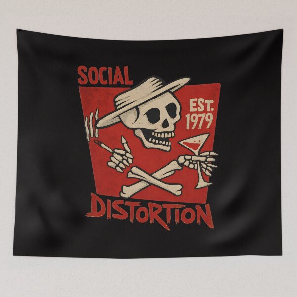Item preview, Social Distortion Skeleton Martini Cigarette 1979 designed and sold by Miroko-Draw.