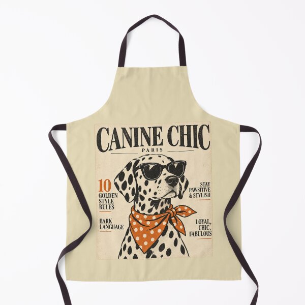 Item preview, Canine Chic Paris Dalmatian Sunglasses Bandana Magazine Tee designed and sold by Yellowriversss.