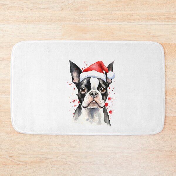 Item preview, Boston Terrier Christmas designed and sold by MiteKangerin.