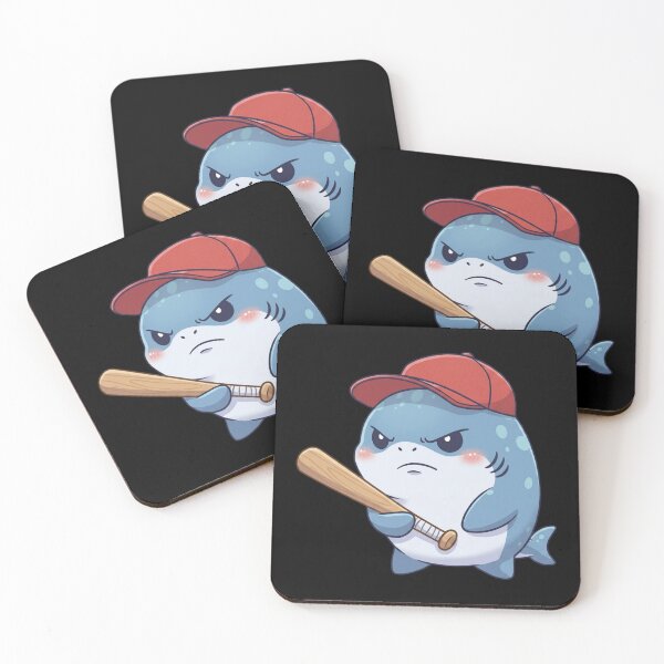 Item preview, Baseball Lover Shark designed and sold by Nature's Chibis.