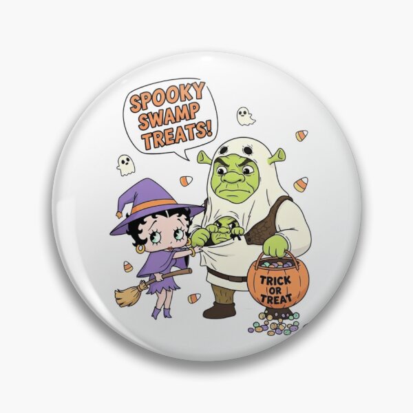 Item preview, Shrek And Betty Boop Spooky Swamp Treats Halloween designed and sold by Strayplaym.