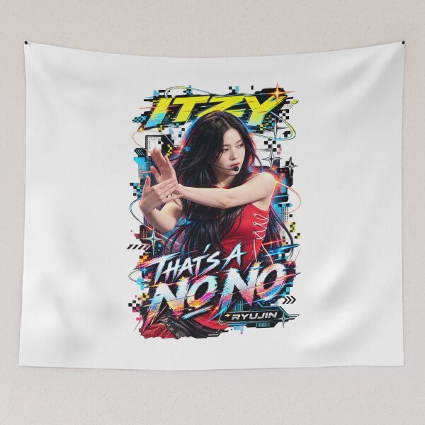 Item preview, ITZY Ryujin Thats A No No High Octane Cyberpunk Design designed and sold by Valereekmerch.