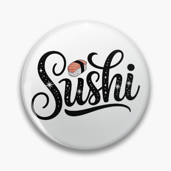 Item preview, Sushi – Celestial Script Lettering With Nigiri Design designed and sold by LoFizzy.