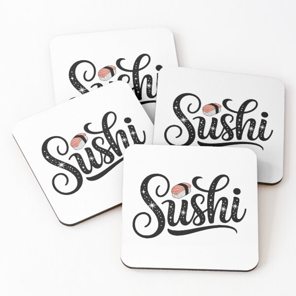 Item preview, Sushi – Celestial Script Lettering With Nigiri Design designed and sold by LoFizzy.
