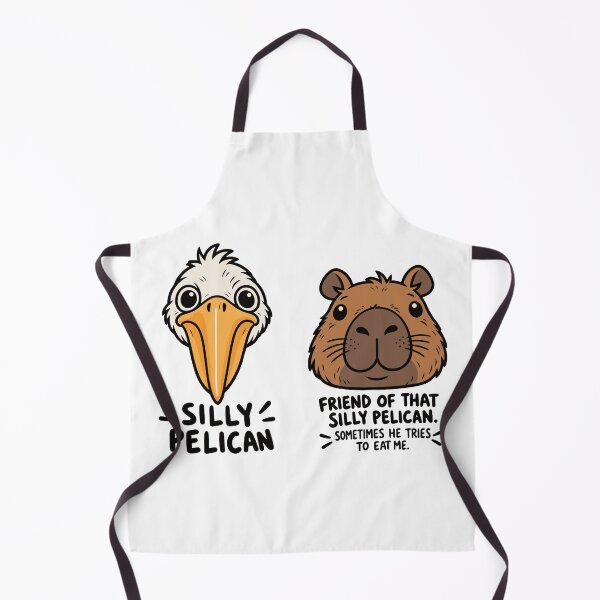 Item preview, Pelican x capybara friends designed and sold by The  Knick Knack Nook.