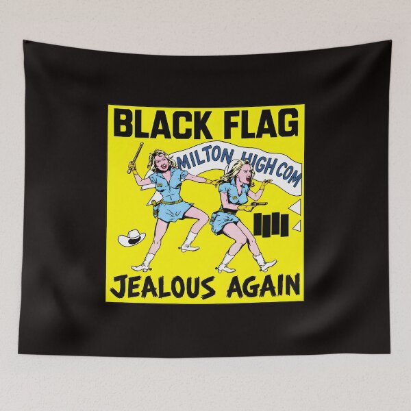 Item preview, Black Flag Jealous Again Retro Comic Art designed and sold by artbyrorytime.