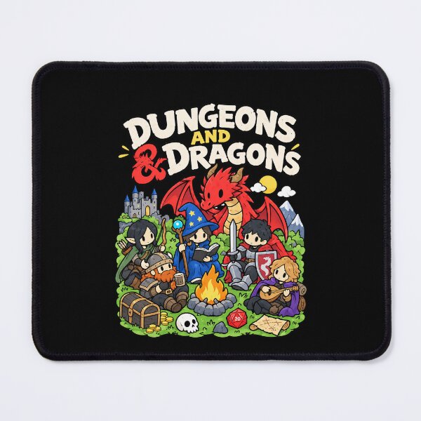 Item preview, Dungeons And Dragons Cute Chibi Fantasy RPG Party Campfire designed and sold by turanco.