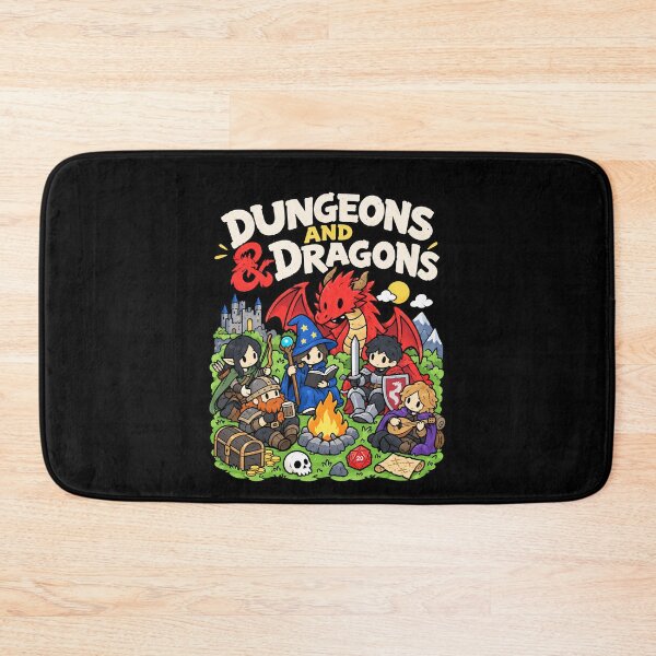 Item preview, Dungeons And Dragons Cute Chibi Fantasy RPG Party Campfire designed and sold by turanco.