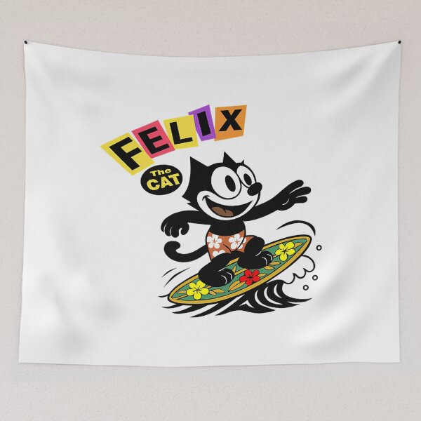 Item preview, Felix The Cat Surfs Up designed and sold by MatchyStyles.