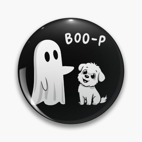 Item preview, Boo-p Ghost Booping Puppy Cute Halloween Dog Lover Funny Boop Pun designed and sold by Zizo-DR44.
