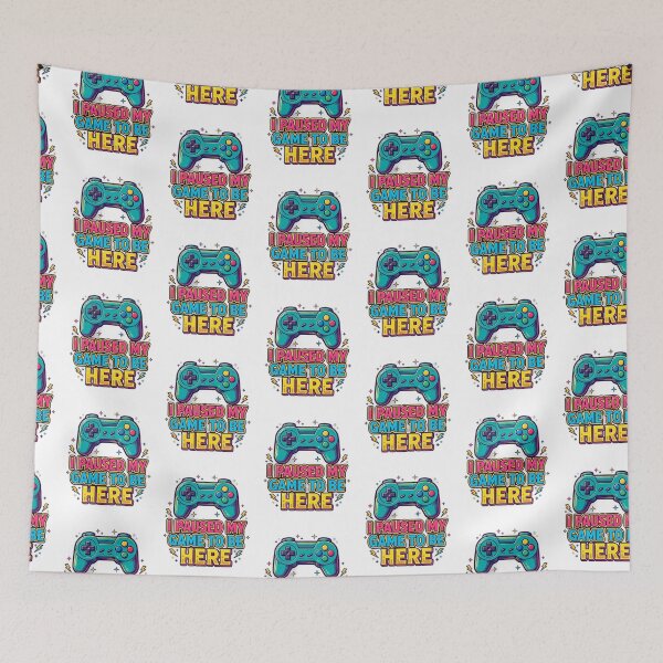 Item preview, I Paused My Game to Be Here - Funny Gamer Gift designed and sold by Visual Dept..