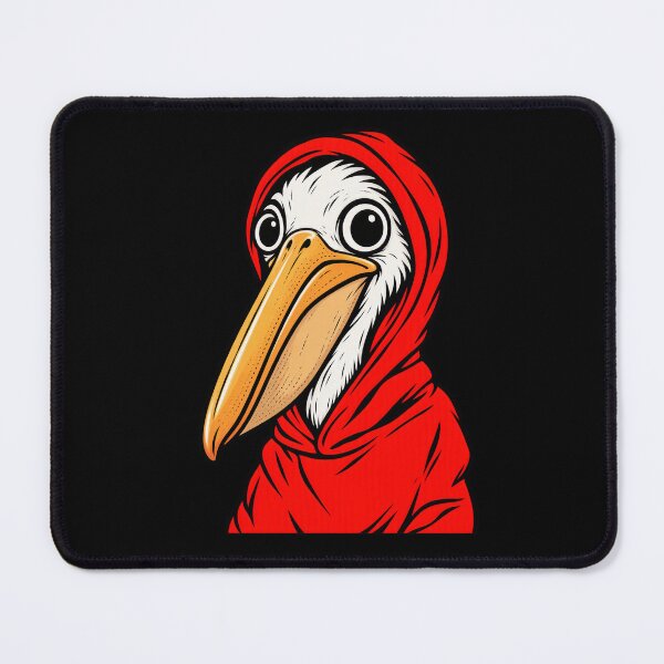 Item preview, pelican wearing a hoodie designed and sold by The  Knick Knack Nook.