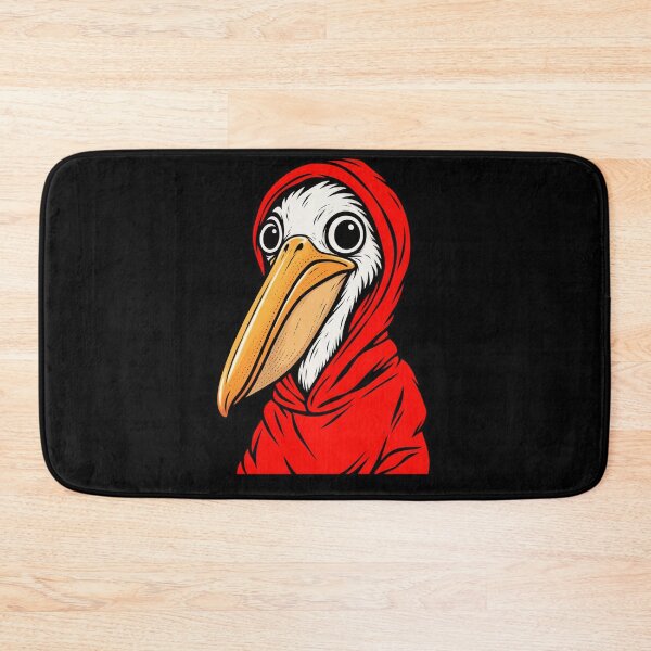 Item preview, pelican wearing a hoodie designed and sold by The  Knick Knack Nook.