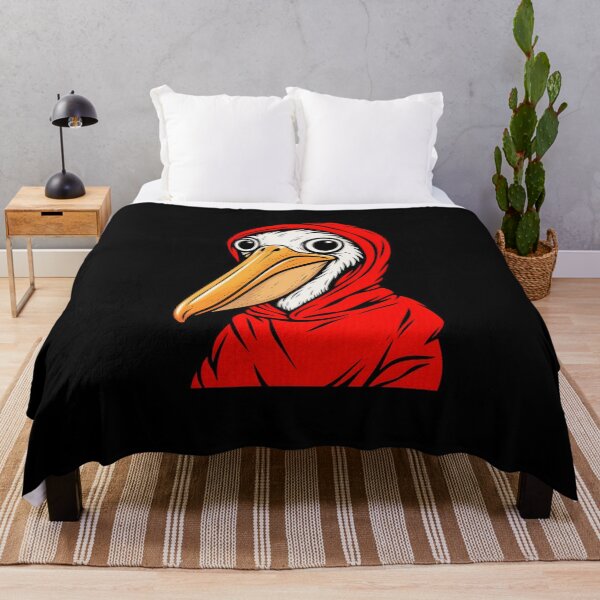 Item preview, pelican wearing a hoodie designed and sold by The  Knick Knack Nook.