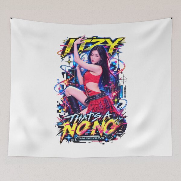 Item preview, ITZY Chaeryeong Thats A No No Main Dancer Edgy Design designed and sold by Valereekmerch.