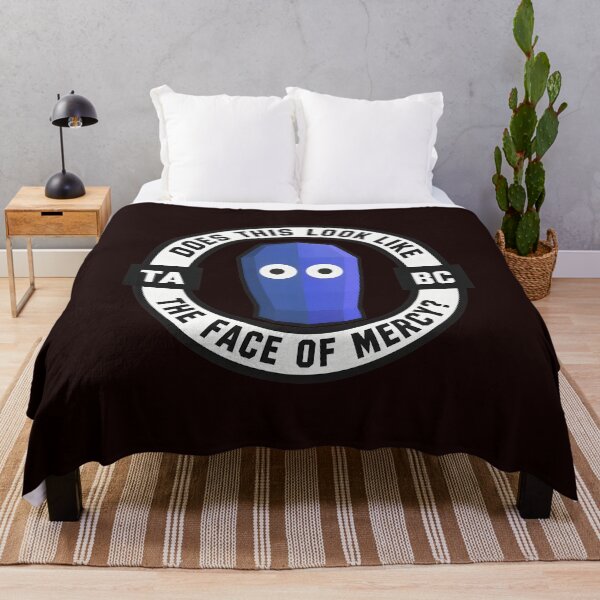 Item preview, Blue Head Mercy Face Funny Quote designed and sold by Comfortix.