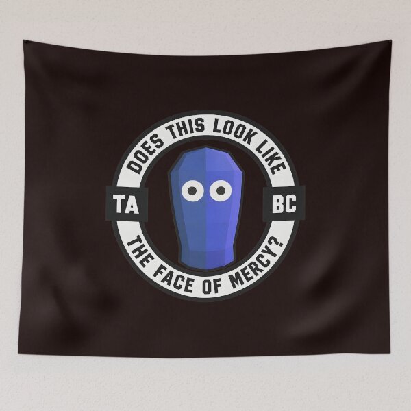 Item preview, Blue Head Mercy Face Funny Quote designed and sold by Comfortix.