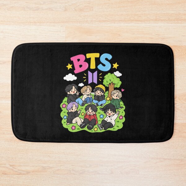 Item preview, BTS Cute Chibi Kpop Boy Group Lawn Outdoor designed and sold by turanco.