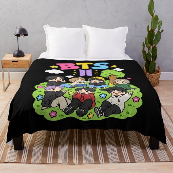 Item preview, BTS Cute Chibi Kpop Boy Group Lawn Outdoor designed and sold by turanco.