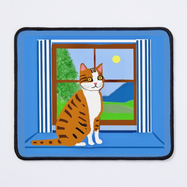 Item preview, Cat by the Window designed and sold by Elaine M Hayward .