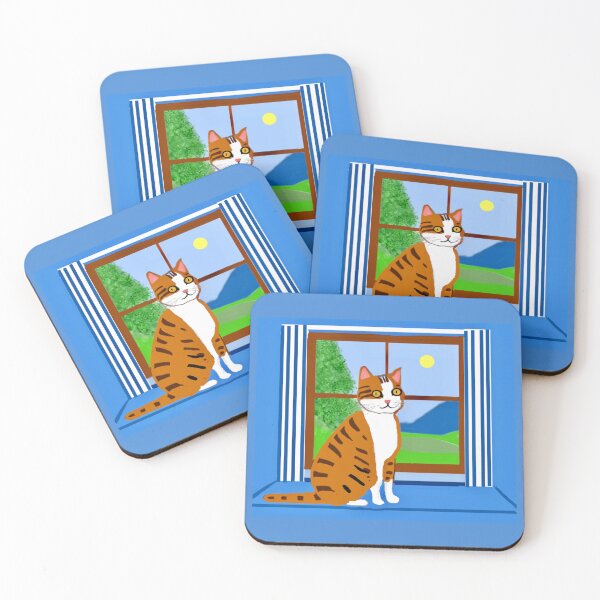 Item preview, Cat by the Window designed and sold by Elaine M Hayward .