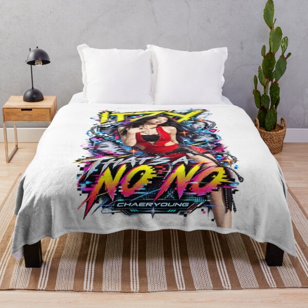 Item preview, ITZY Chaeryeong Thats A No No Neon Cyberpunk Design designed and sold by Valereekmerch.