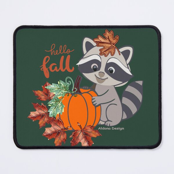 Item preview, Racoon with Pumpkin designed and sold by aldona.