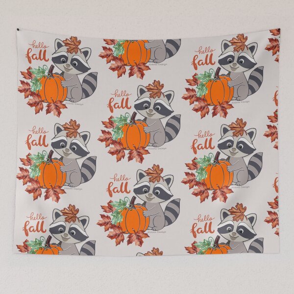 Item preview, Racoon with Pumpkin designed and sold by aldona.