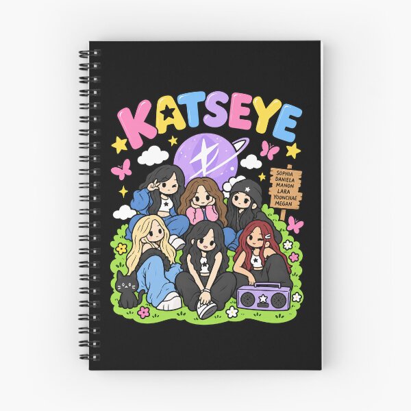 Item preview, KATSEYE Cute Chibi Global Girl Group Members designed and sold by turanco.