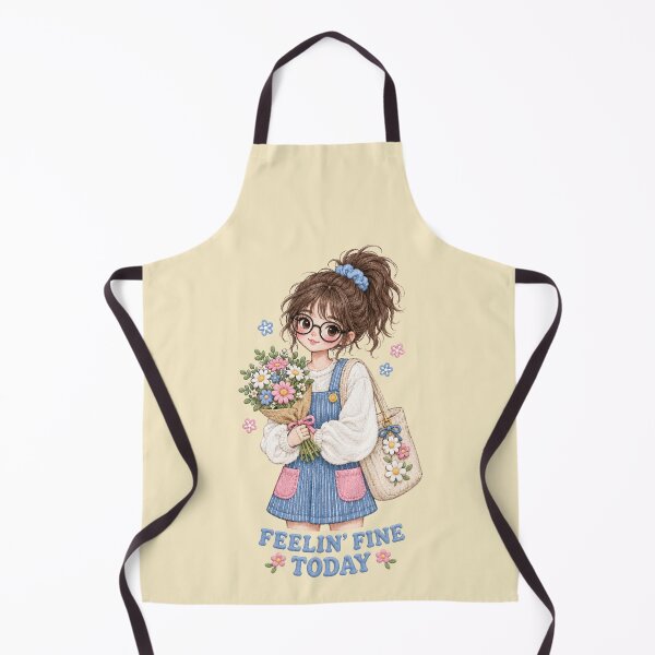 Item preview, Feelin Fine Today Flower Bouquet Overalls Girl Tee designed and sold by Yellowriversss.