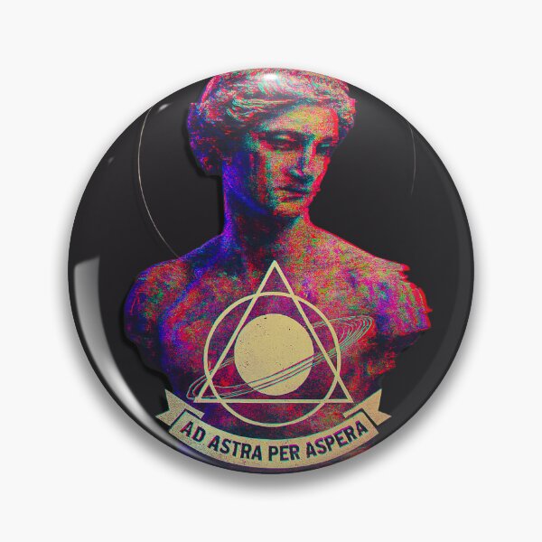 Artikelvorschau, Vaporwave Ad Astra Per Aspera - Glitch Antiquity Bust entworfen und verkauft von A E S T H E T A T A G.