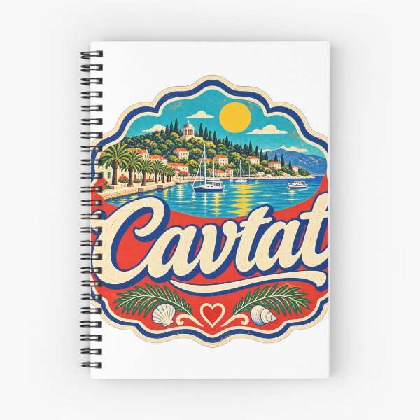 Item preview, Cavtat Croatia Travel Souvenir Painted Mediterranean Sign designed and sold by VisualArtsOasis.