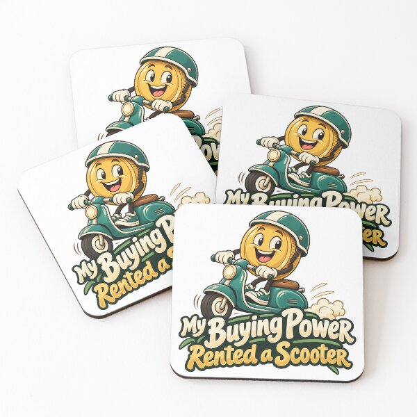 Item preview, My Buying Power Rented a Scooter Trading Humor designed and sold by Bikivuno.