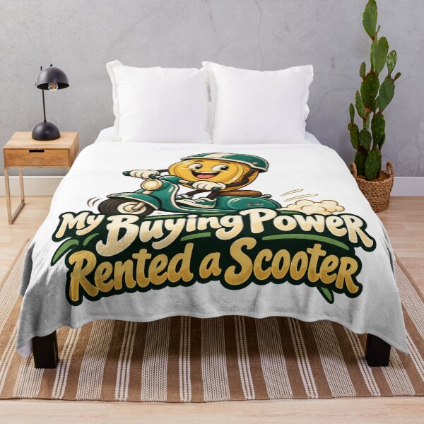 Item preview, My Buying Power Rented a Scooter Trading Humor designed and sold by Bikivuno.