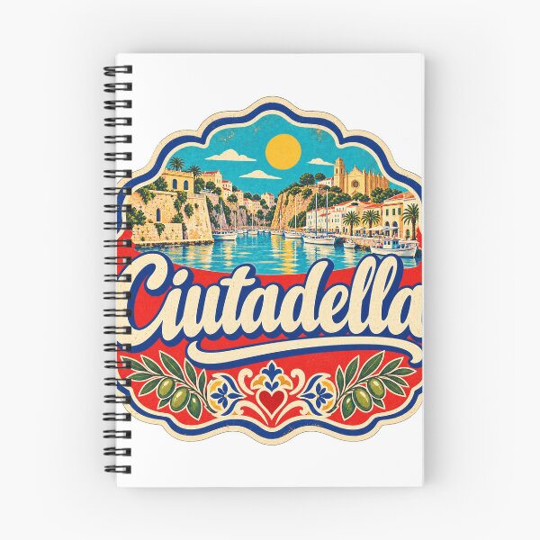 Item preview, Ciutadella Spain Travel Souvenir Painted Mediterranean Sign designed and sold by VisualArtsOasis.