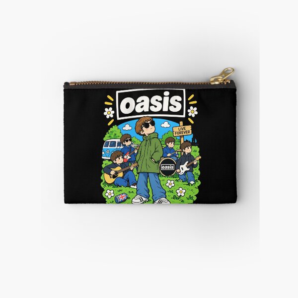 Item preview, Oasis Cute Chibi Britpop Rock Band Live Forever designed and sold by turanco.