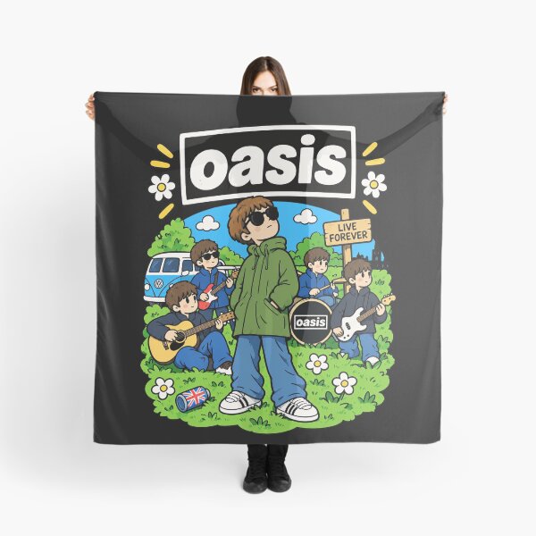Item preview, Oasis Cute Chibi Britpop Rock Band Live Forever designed and sold by turanco.