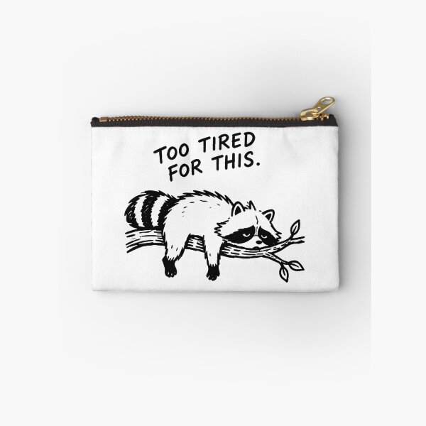 Item preview, Unbothered Raccoon tired meme designed and sold by ViolettaGlass.