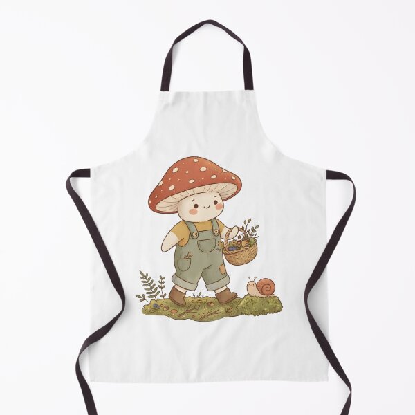 Item preview, Cute Foraging Mushroom Sticker | Cottagecore Mycology Forest Art designed and sold by DuckOddity.