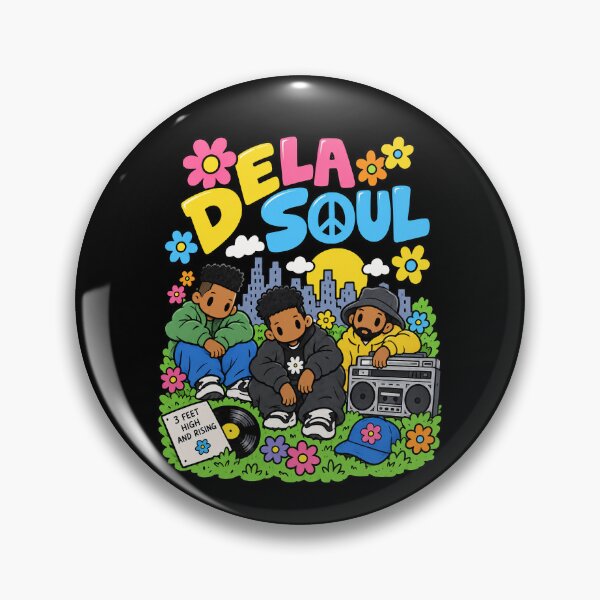 Item preview, De La Soul Cute Chibi 3 Feet High And Rising Hip Hop designed and sold by turanco.